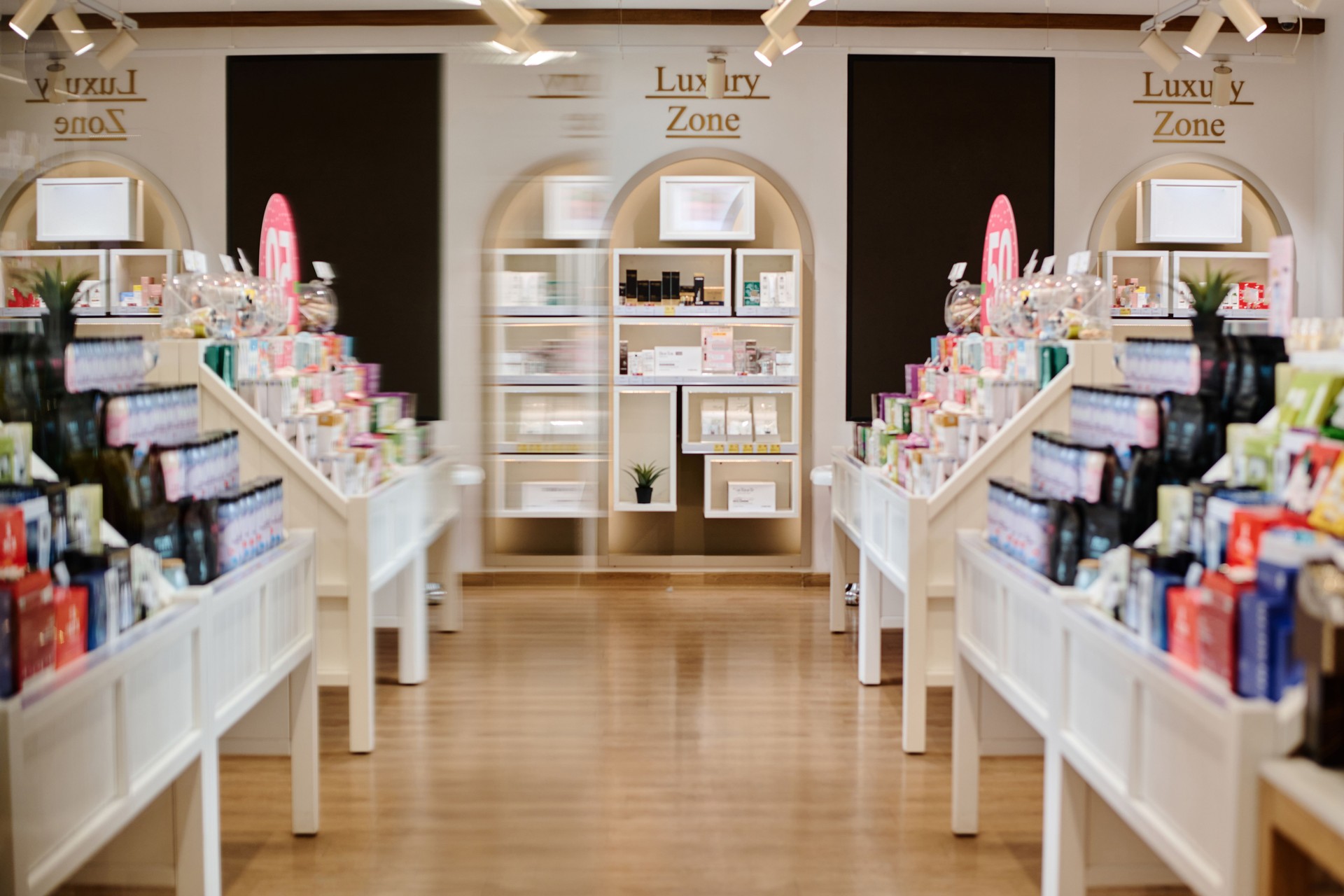 Cosmetics store in shopping mall